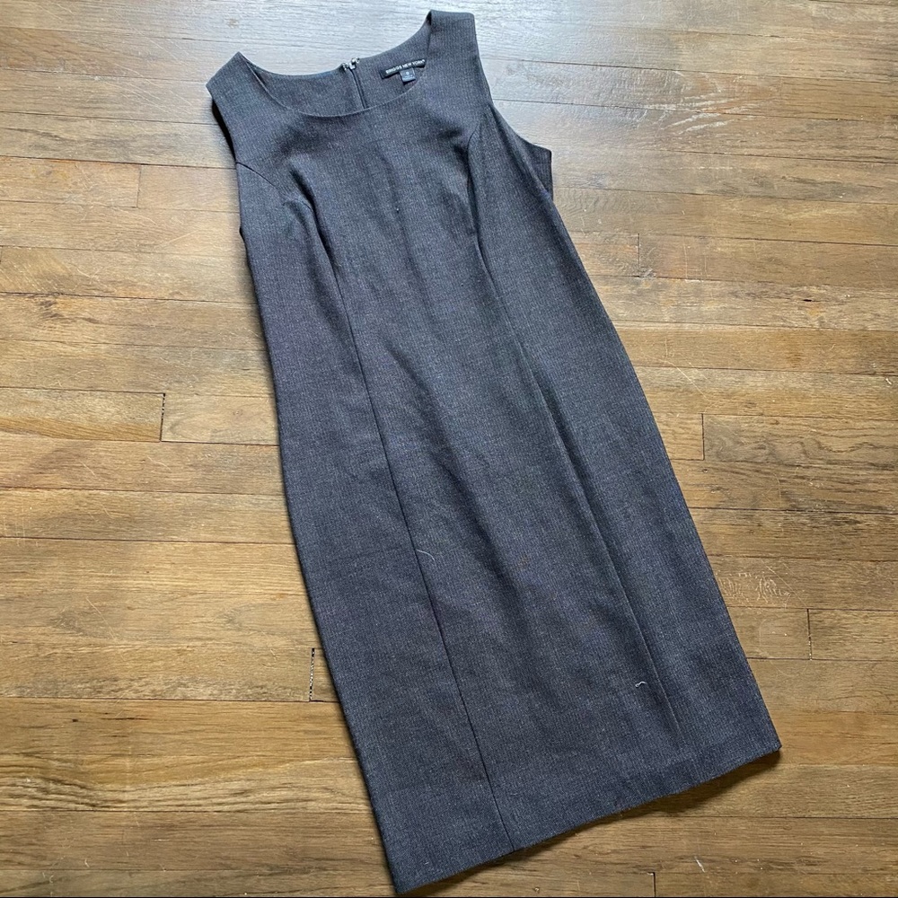 Gray Professional Sheath Dress